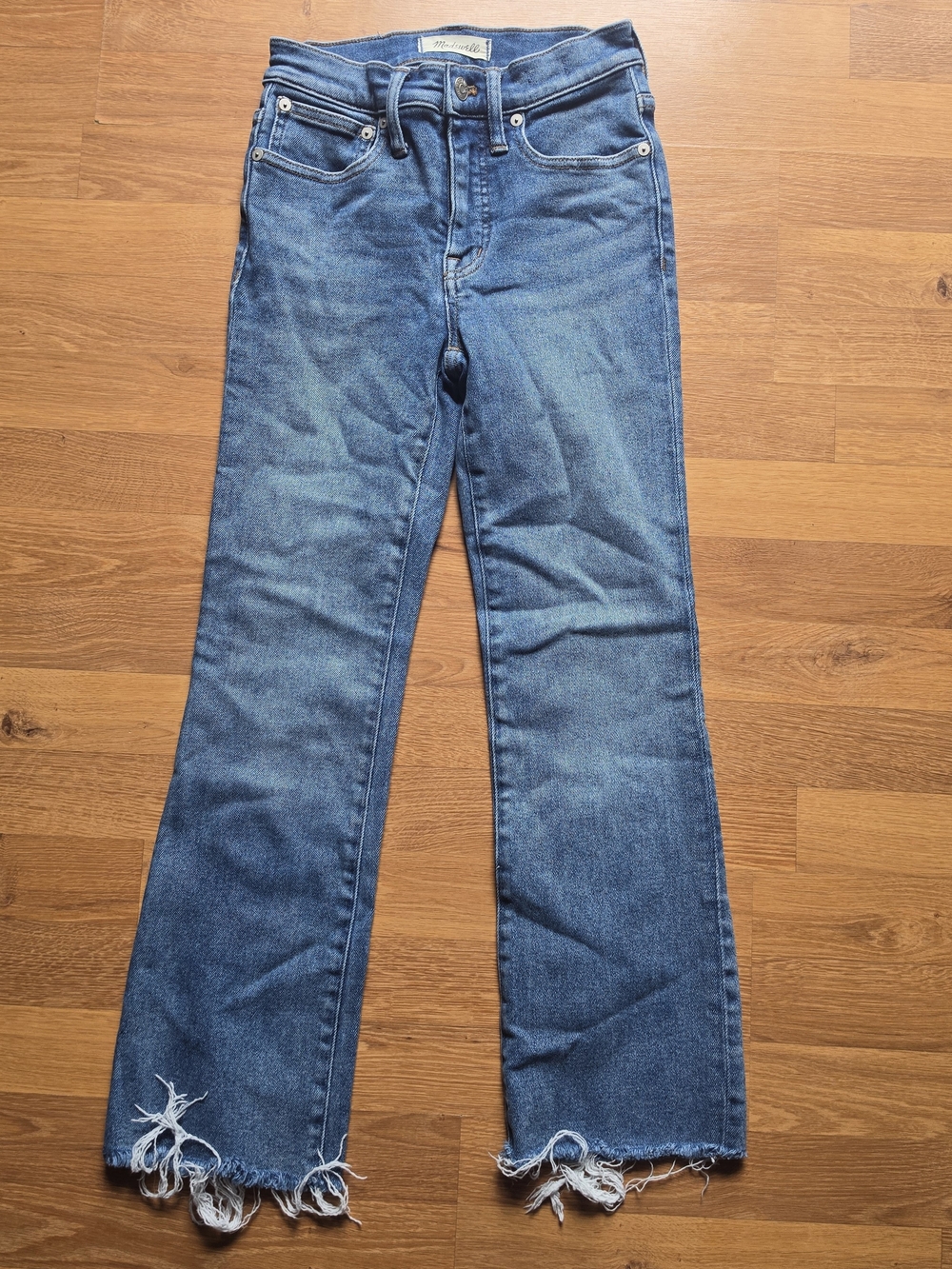 Madewell Cali Demi-Boot Jeans Blue Waist 24